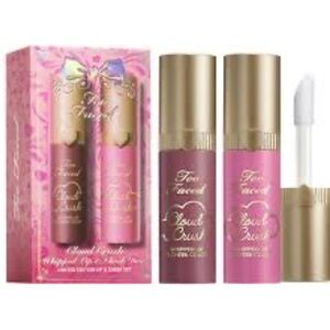 Too Faced limited edition, lip, and cheek set